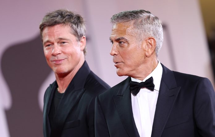 Brad Pitt and George Clooney