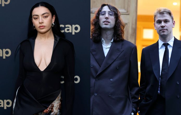 Charli XCX and producers A. G. Cook and Finn Keane