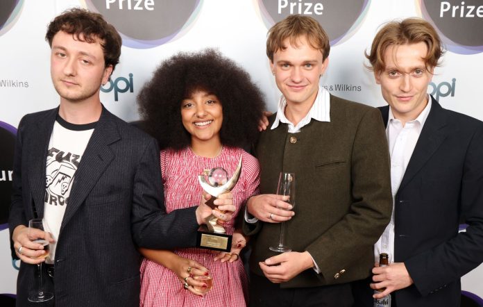 English Teacher after winning the Mercury Music Prize 2024