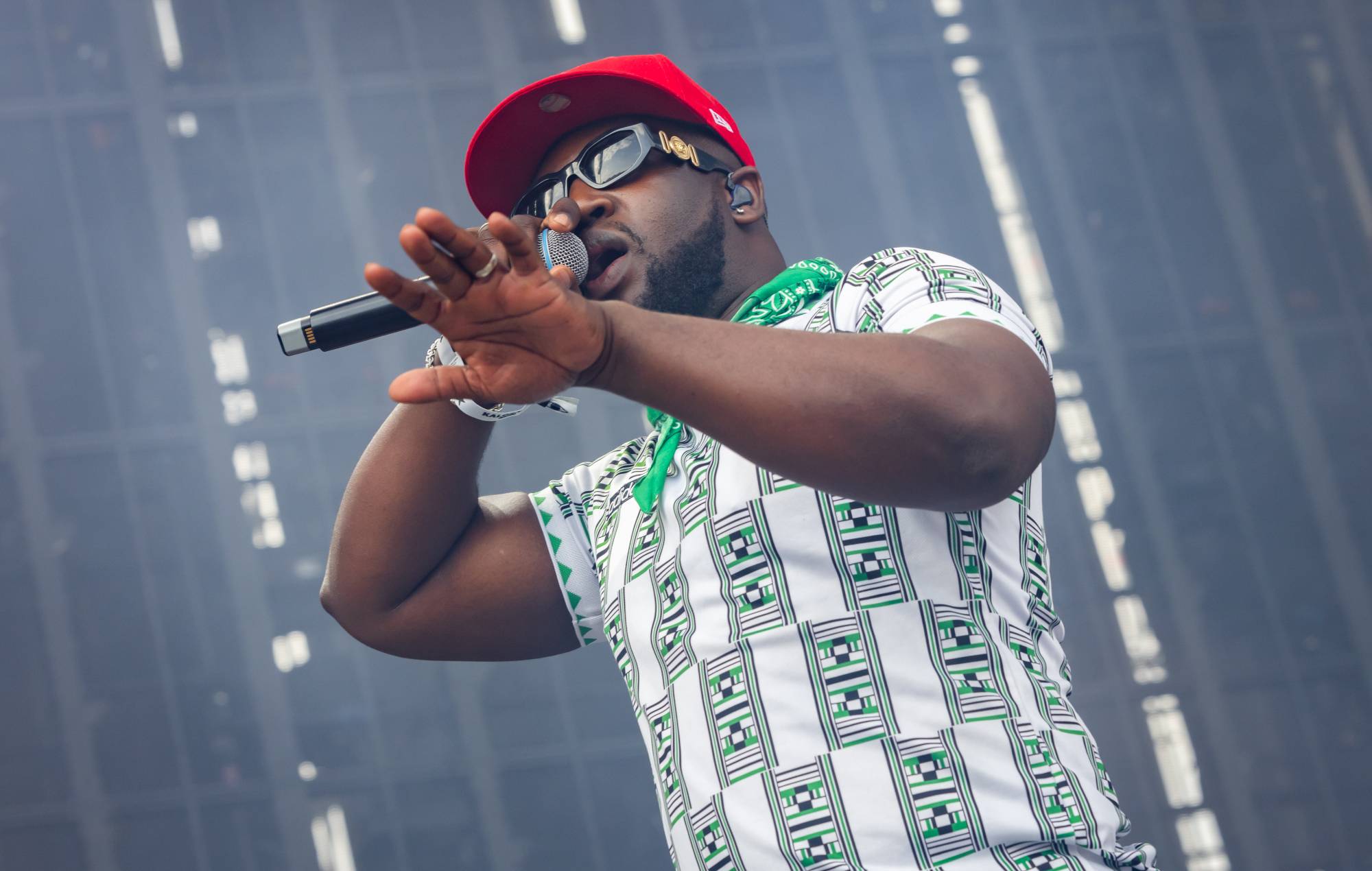 Femi Koleoso of Ezra Collective performs in concert during KALORAMA 2024 at Ifema on August 31, 2024 in Madrid, Spain. (Photo by Aldara Zarraoa/WireImage)