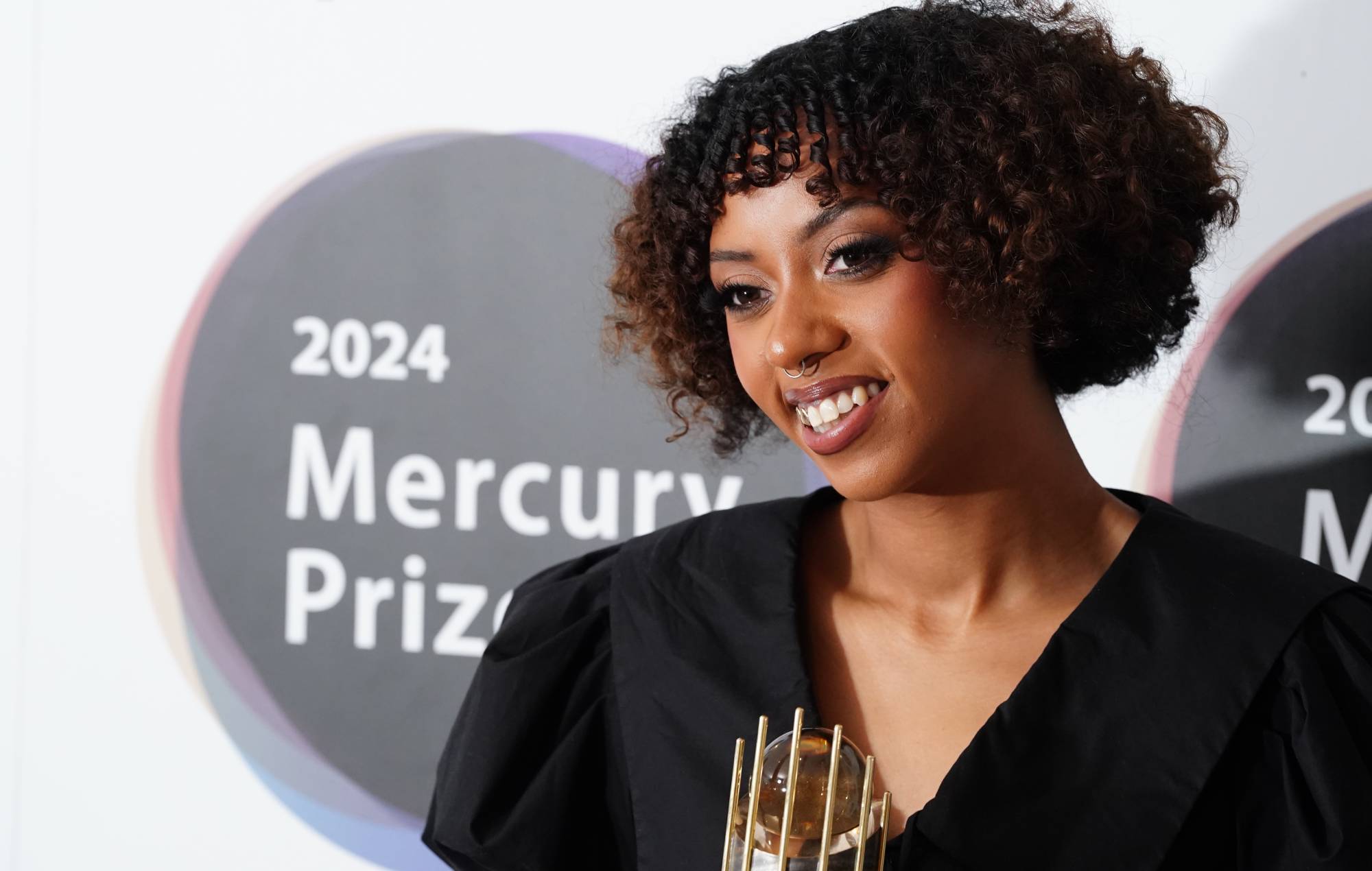 Nia Archives at the launch of the Mercury Prize 2024 (Photo by Ian West/PA Images via Getty Images)