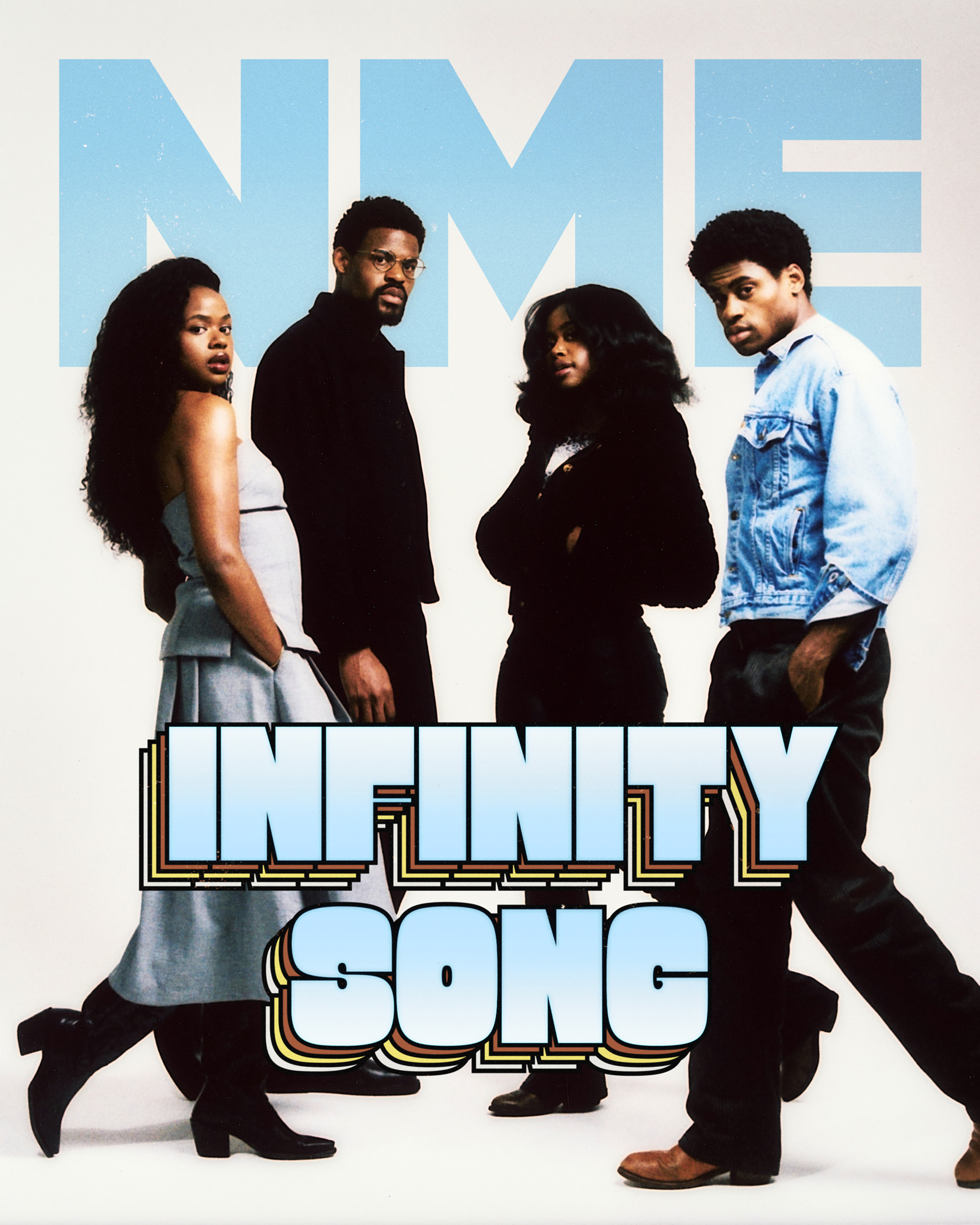 Infinity Song on The Cover of NME (2024), photo by Tamiym